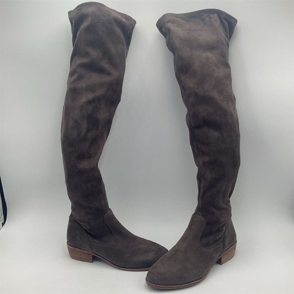 Gianni Bini Women's Gray Thigh High Boots Size 7M Over‎ the Knee